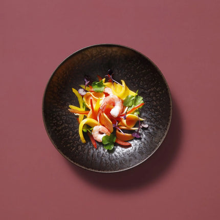 GGM Gastro (6 pcs) RUST | Deep Plate - Stoneware - Ø220mm - Brown