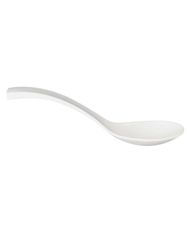 GGM Gastro (6 pcs) Salad Serving Spoon - Length: 240mm - Melamine - White