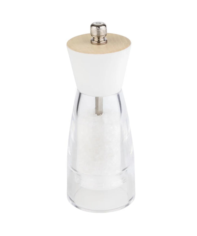 GGM Gastro (6 pcs) Salt Mill PREMIUM - FRIDA - Acrylic - Height: 155mm - Clear
