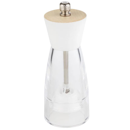 GGM Gastro (6 pcs) Salt Mill PREMIUM - FRIDA - Acrylic - Height: 155mm - Clear