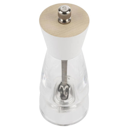 GGM Gastro (6 pcs) Salt Mill PREMIUM - FRIDA - Acrylic - Height: 155mm - Clear
