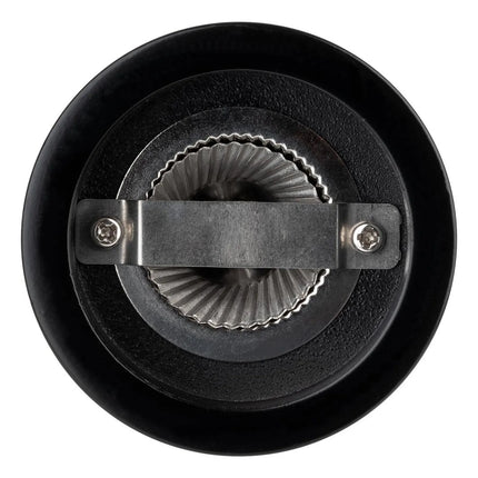 GGM Gastro (6 pcs) Salt Mill PREMIUM - MIDNIGHT - Stainless Steel & Acacia Wood - Height: 170mm - Black
