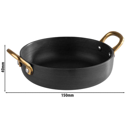 GGM Gastro (6 pcs) Serving Pot CASTORO - Aluminium - 0.5L - Ø 150mm - Height: 40mm - Grey