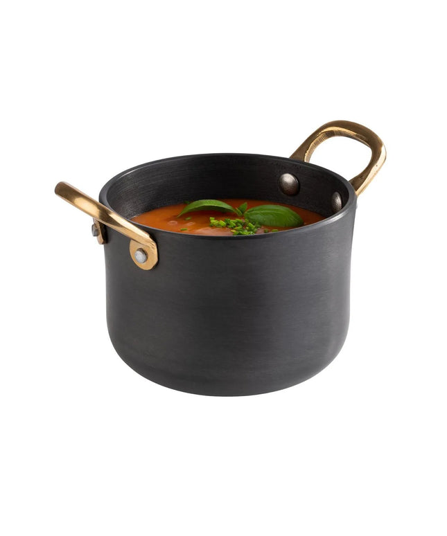 GGM Gastro (6 pcs) Serving Pot CASTORO - Aluminium - 0.6L - Ø 115mm - Height: 80mm - Grey