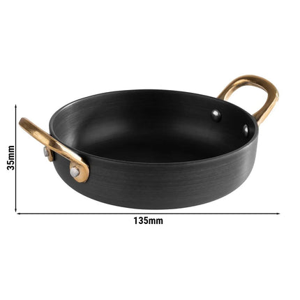 GGM Gastro (6 pcs) Serving Pot CASTORO - Aluminium - 300ml - Ø 135mm - Height: 35mm - Grey