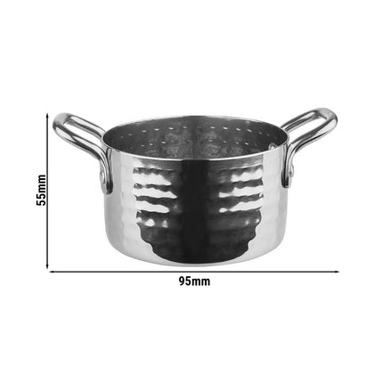 GGM Gastro (6 pcs) Serving Pot MUMBAI - Stainless Steel - 0.3L - Ø 95mm - Height: 55mm