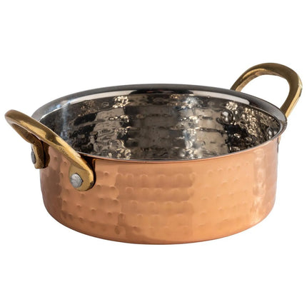GGM Gastro (6 pcs) Serving Pot MUMBAI - Stainless Steel - 0.5L - Ø 140mm - Height: 50mm - Copper
