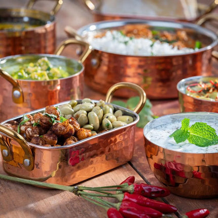 GGM Gastro (6 pcs) Serving Pot MUMBAI - Stainless Steel - 0.7L - Ø 160mm - Height: 50mm