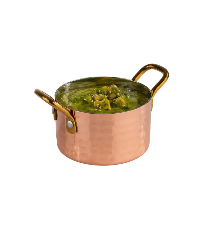 GGM Gastro (6 pcs) Serving Pot MUMBAI - Stainless Steel - 300ml - Ø 90mm - Height: 55mm - Copper