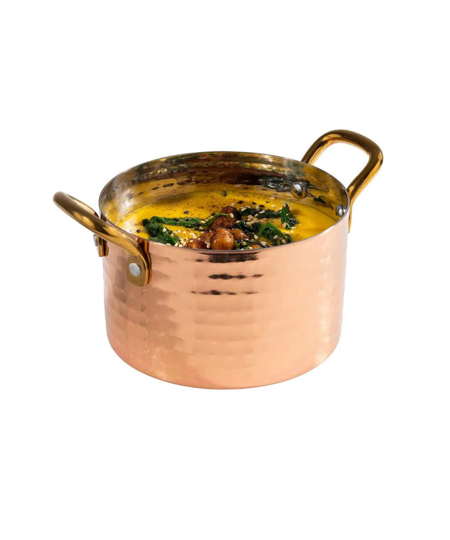 GGM Gastro (6 pcs) Serving Pot MUMBAI - Stainless Steel - 600ml - Ø 115mm - Height: 70mm - Copper