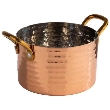 GGM Gastro (6 pcs) Serving Pot MUMBAI - Stainless Steel - 600ml - Ø 115mm - Height: 70mm - Copper