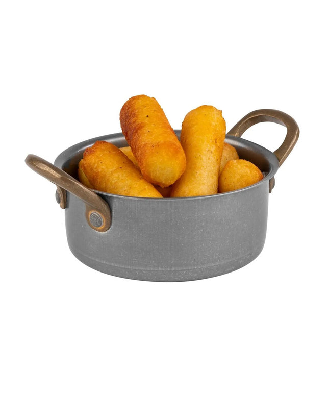 GGM Gastro (6 pcs) Serving Pot VINTARA - Stainless Steel - 0.35L - Ø 115mm - Height: 50mm