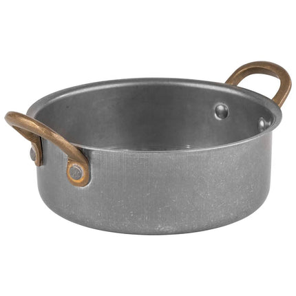 GGM Gastro (6 pcs) Serving Pot VINTARA - Stainless Steel - 0.55L - Ø 140mm - Height: 50mm