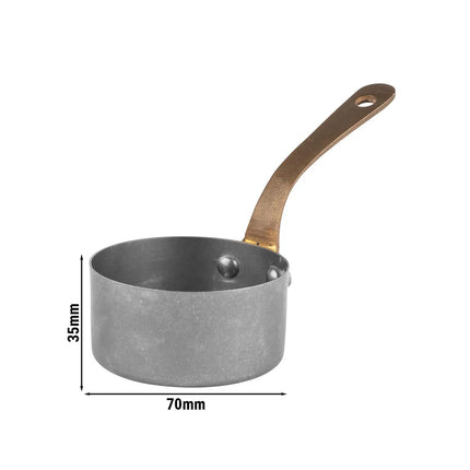 GGM Gastro (6 pcs) Serving Pot VINTARA - Stainless Steel - 120ml - Ø 70mm - Height: 35mm