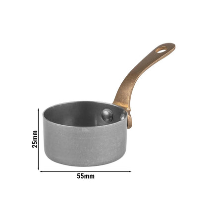 GGM Gastro (6 pcs) Serving Pot VINTARA - Stainless Steel - 50ml - Ø 55mm - Height: 25mm