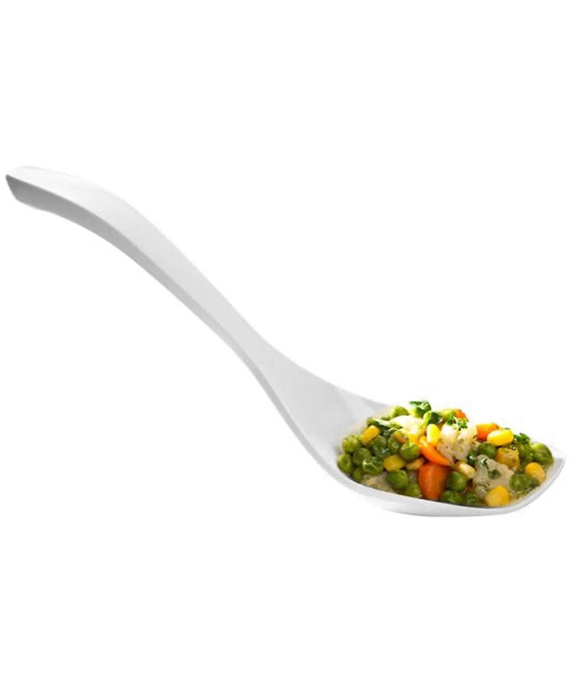 GGM Gastro (6 pcs) Serving Spoon PREMIUM - Length: 265mm - Melamine - White