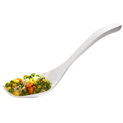GGM Gastro (6 pcs) Serving Spoon PREMIUM - Length: 265mm - Melamine - White