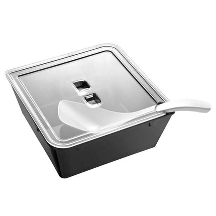 GGM Gastro (6 pcs) Serving Spoon PREMIUM - Length: 265mm - Melamine - White