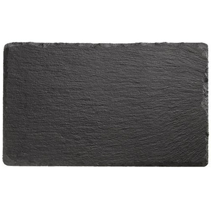 GGM Gastro (6 pcs) Slate Serving Board - Natural Slate - 240x150mm - Black