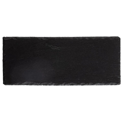 GGM Gastro (6 pcs) Slate Serving Board - Natural Slate - 300x120mm - Black