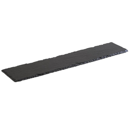 GGM Gastro (6 pcs) Slate Serving Board - Natural Slate - 6-piece set - 470x100mm - Black