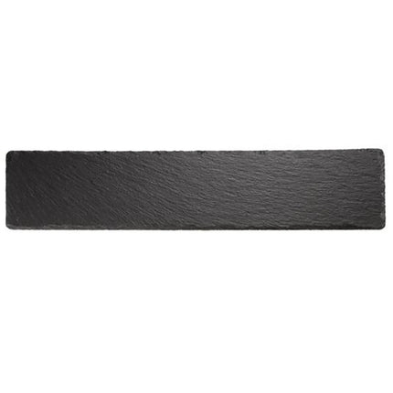 GGM Gastro (6 pcs) Slate Serving Board - Natural Slate - 6-piece set - 470x100mm - Black