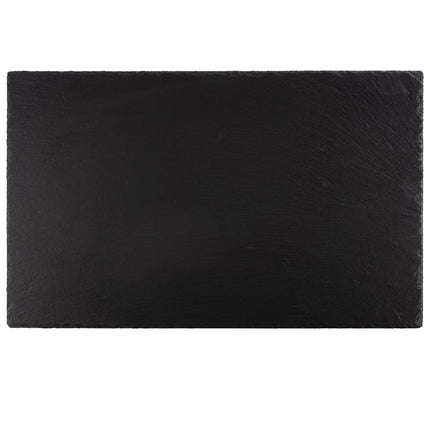 GGM Gastro (6 pcs) Slate Serving Board - Natural Slate - GN 1/1 - 530x325mm - Black