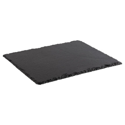 GGM Gastro (6 pcs) Slate Serving Board - Natural Slate - GN 1/2 - 6-piece set - 325x265mm - Black