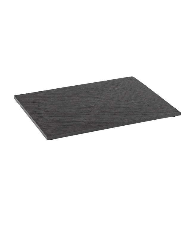 GGM Gastro (6 pcs) Slate Serving Board - Natural Slate - GN 1/2 - VALO - 6-piece set - 325x265mm - Black