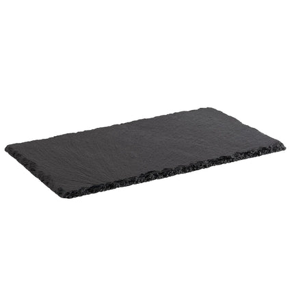 GGM Gastro (6 pcs) Slate Serving Board - Natural Slate - GN 1/3 - 325x176mm - Black