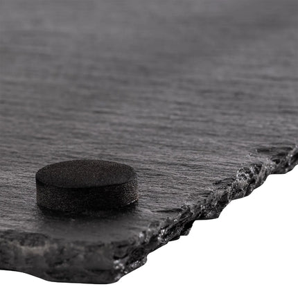 GGM Gastro (6 pcs) Slate Serving Board - Natural Slate - GN 1/4 - 6-piece set - 265x162mm - Black
