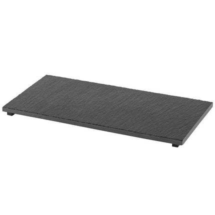 GGM Gastro (6 pcs) Slate Serving Board - VALO - Natural Slate - GN 1/3 - 325x176mm - Black