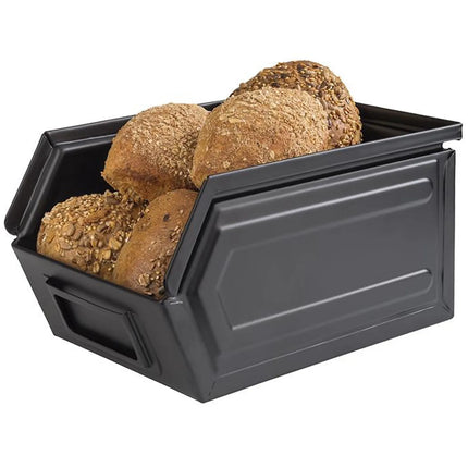 GGM Gastro (6 pcs )Snack Box - INDUSTRIAL - 2.40L - black lid | - stackable