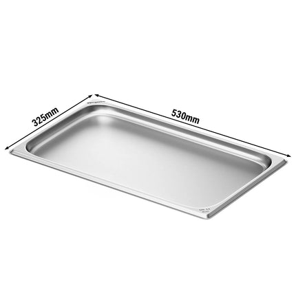GGM Gastro (6 pcs) Stainless Steel Gastronorm Pan GN 1/1 - Depth: 20mm