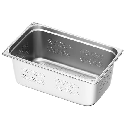 GGM Gastro (6 pcs) Stainless Steel Gastronorm Pan GN 1/1 - perforated - Depth: 200mm
