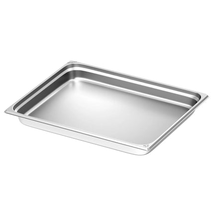 GGM Gastro (6 pcs) Stainless Steel Gastronorm Pan GN 2/1 - Depth: 65mm