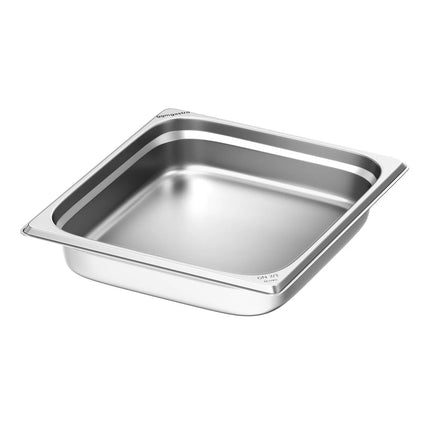 GGM Gastro (6 pcs) Stainless Steel Gastronorm Pan GN 2/3 - Depth: 65mm