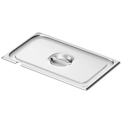 GGM Gastro (6 pcs) Stainless Steel GN Lid GN 1/1 - with ladle recess - 530x325mm - Height: 27mm