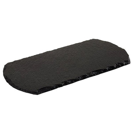 GGM Gastro (6 pcs) STARTER - Slate Serving Board - Natural Slate - 200x100mm - Black