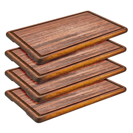 GGM Gastro (6 pcs) Steak Board - Iroko Wood - 350x250mm