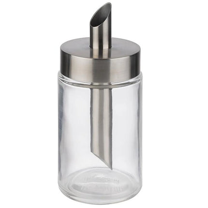 GGM Gastro (6 pcs) Sugar Pourer - Diner-Style - Glass - 200ml - Height: 145mm - with Single Spout