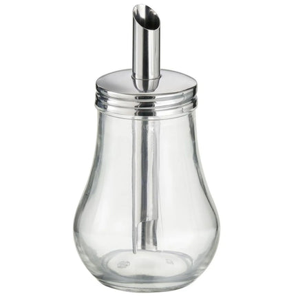 GGM Gastro (6 pcs) Sugar Pourer - Diner-Style - Glass - 250ml - Height: 150mm - with Single Spout