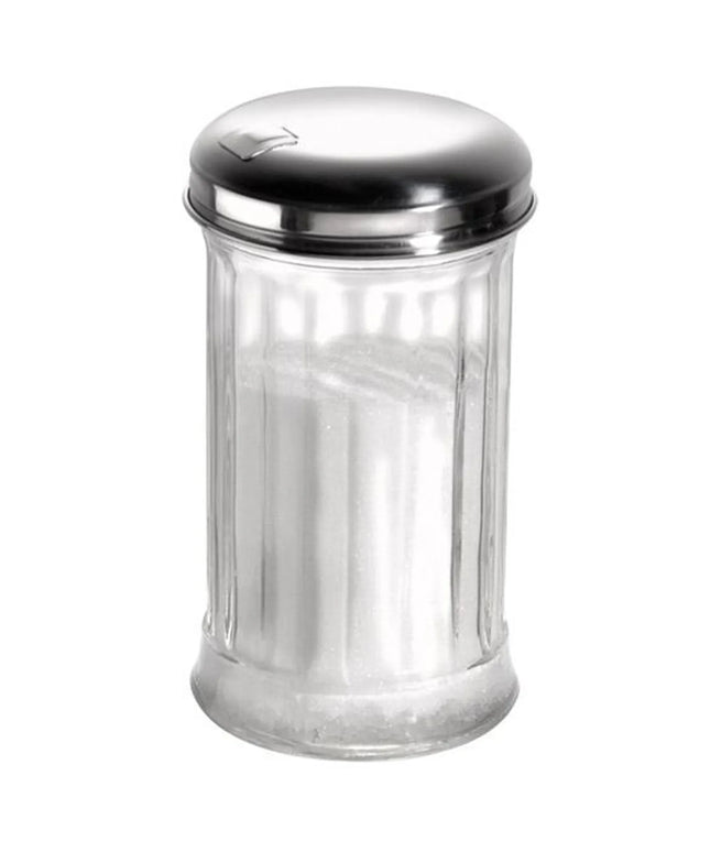 GGM Gastro (6 pcs) Sugar Pourer - Glass - 320ml - Height: 135mm - with Side Hole and Flap