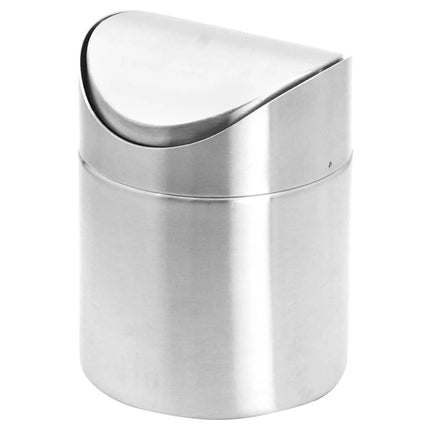 GGM Gastro (6 pcs) Table top bin - Swing bin - 0.7L - 100x100x130mm - Stainless steel