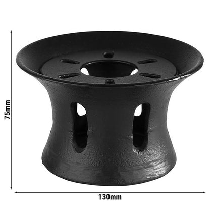 GGM Gastro (6 pcs) Teapot Warmer - "ASIA" - Black - Cast Iron - 130x130x75mm - with lid - freestanding