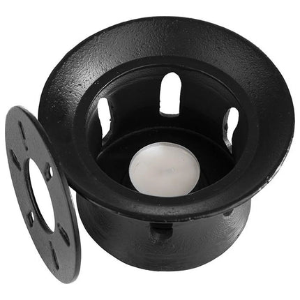GGM Gastro (6 pcs) Teapot Warmer - "ASIA" - Black - Cast Iron - 130x130x75mm - with lid - freestanding