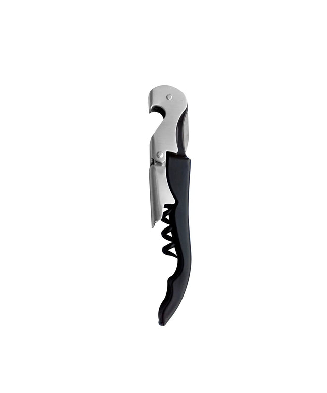 GGM Gastro (6 pcs) Waiter’s Friend Corkscrew - with Foil Cutter - Length: 150mm - Black