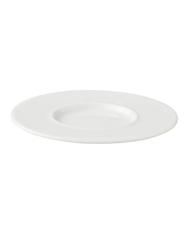 GGM Gastro (6 pcs) WHITE DELIGHT - Cappuccino saucers - Ø160mm - White