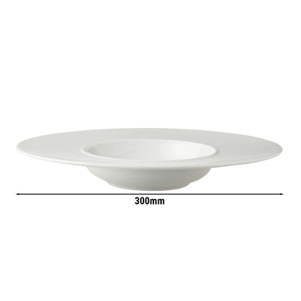 GGM Gastro (6 pcs) WHITE DELIGHT | Deep Plate - Porcelain - Ø300mm - White