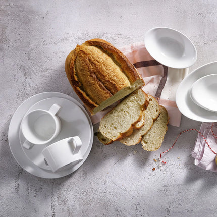 GGM Gastro (6 pcs) WHITE DELIGHT - Handled Soup Cup - Ø 100mm - 300 ml - White